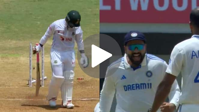 [Watch] Rohit Sharma Ecstatic As Akash Deep Bowls Consecutive Jaffas To Rattle Bangladesh